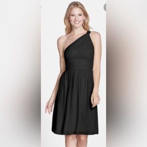 DONNA MORGAN RHEA ONE SHOULDER DRESS SIZE 10 BNWT